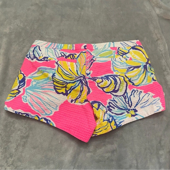 Lilly Pulitzer Adie Swept By the Tides Floral Print Short/Multicolor 21697 - Picture 5 of 10
